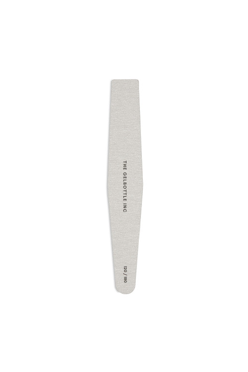 120/180 Grey Coffin Nail File (Single)